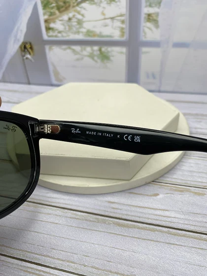 عینک آفتابی Ray-Ban Reverse مدل RB R0501S مشکی UV400، فریم کائوچو استات، مناسب صورت بزرگ