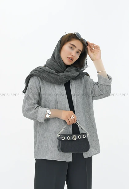 شومیز لینن دوتون