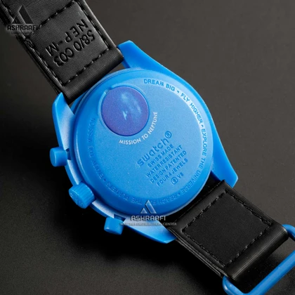 ساعت امگا سواچ آبی Omega x Swatch Speedmaster NEP-M3