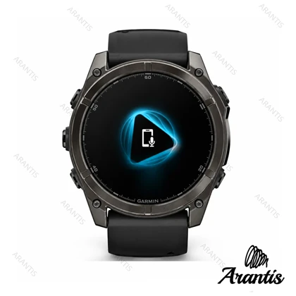 ساعت هوشمند Garmin Fenix 8 AMOLED Sapphire Carbon Gray DLC مدل u-10937