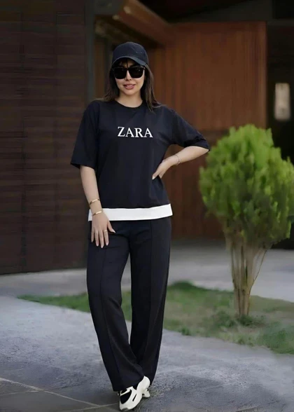 ست تیشرت و شلوار زنانه مدل wcs024