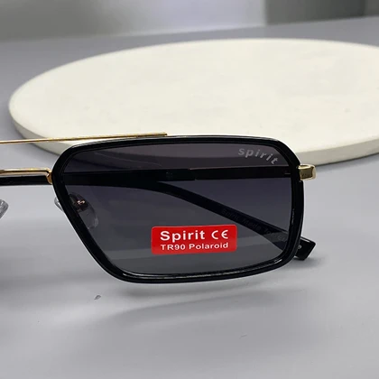 عینک آفتابی اسپریت مدل جدید فریم ترکیب کائوچو و فلز لنز پلی‌کربنات پلاریزه با UV400