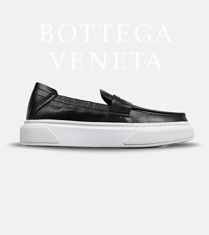 کالج مردانه مشکی Bottega Veneta مدل 6970