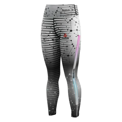 لگ ورزشی زنانه ریباک مدل GMS-3D567 طوسی روشن