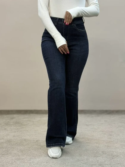 شلوار جین بوتکات سرمه ای 8354