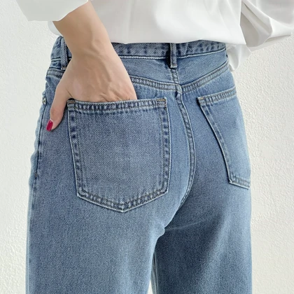 شلوار جین بگی آبی روشن