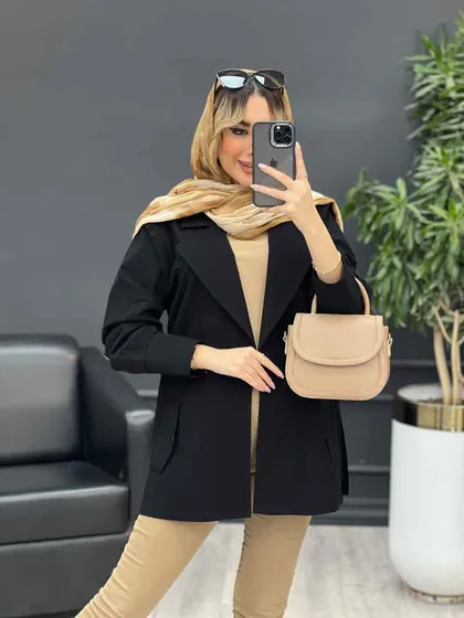مانتو لینن سرشانه ژیله