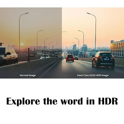 دوربین فیلم برداری خودروی سونتی می مدل 70mai dash cam A200 set دوربین جلو به همراه دوربین عقب