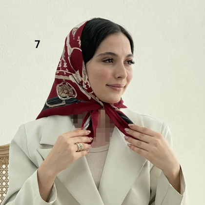 مینی اسکارف زنانه طرح زنجیری | آی بولک