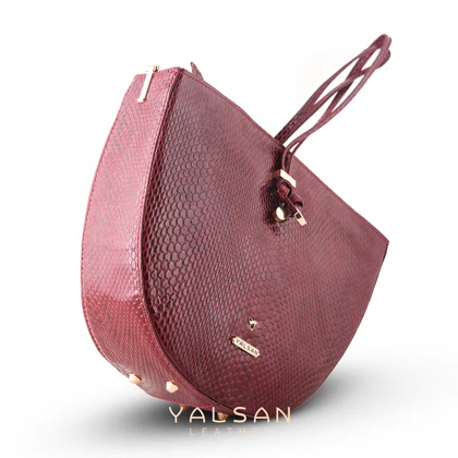 کیف دوشی و دستی زنانه چرم یلسان مدل گلوریا کد 089-MRV