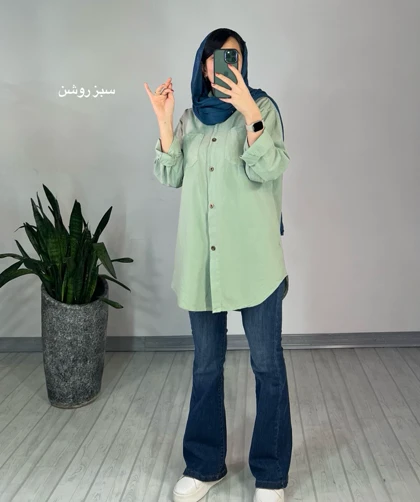 مانتو مداد رنگی تابان 1