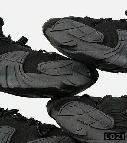 کفش کتانی مردانه مشکی BALENCIAGA مدل 7489