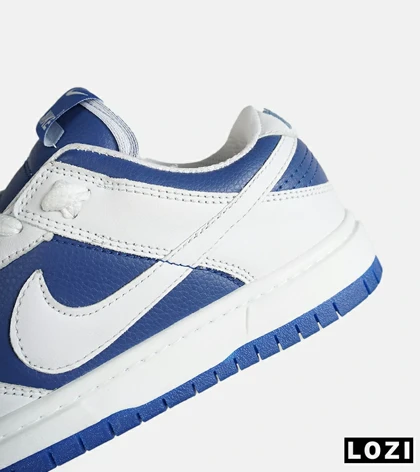 کفش کتانی مردانه و زنانه سفید آبی NIKE AIR JORDAN مدل 7815