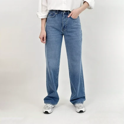 شلوار جین نیم بگ 1008177