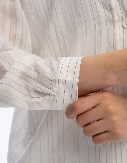 یقه شکاری راه راه