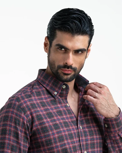 پیراهن مردانه پشمی کد 1859