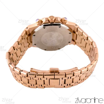 ساعت اودمار پیگه (AP) مردانه سه موتوره رزگلد مشکی 102592