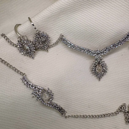 سرویس کامل برند شین مدل «اشک الماس» | نسخه سیلور (رادیوم) با گارانتی 1 ساله