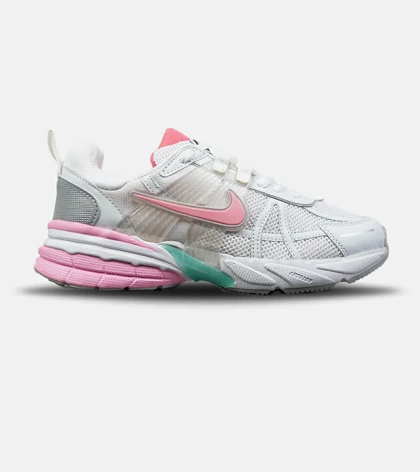 کفش کتانی زنانه سفید صورتی Nike Cushlon V2K مدل 8939