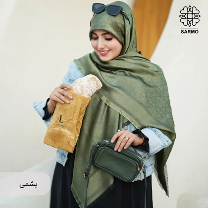روسری ژاکارد رونا خطی