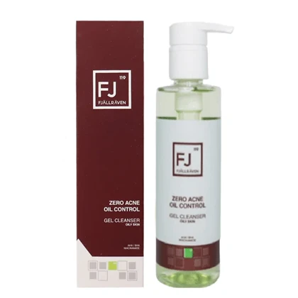 ژل شستشوی ZERO ACNE پوست چرب FJ اف جالراون 200 میل