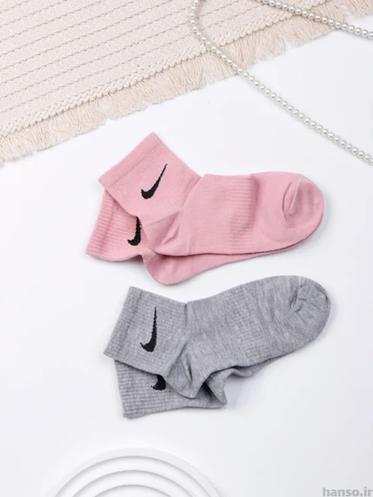 جوراب نیم ساق کش انگلیسی نایک nike کد 1002