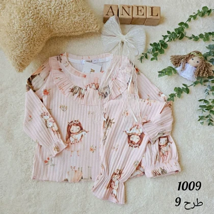 ست دوتیکه راحتی دخترانه 1 الی 10 سال