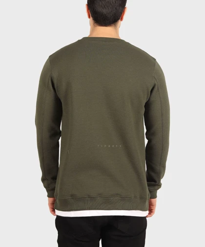 تیشرت آستین بلند مردانه دولایه 5632