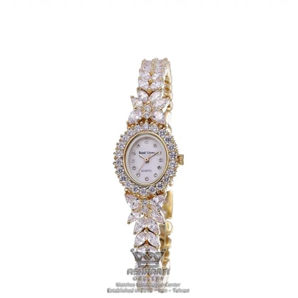 ساعت رویال کرون نگین‌دار طلایی Royal Crown Diamond L1