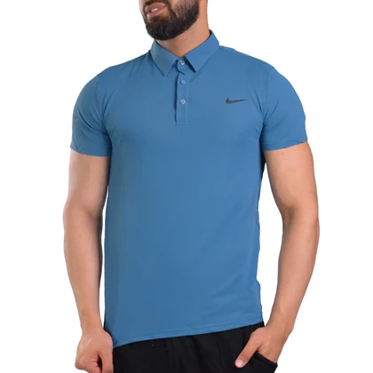 پولوشرت ورزشی مردانه نایک مدل P-7305 آبی