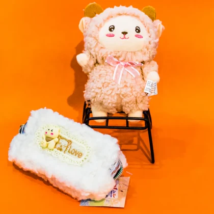 پک دوتایی کیف و سرکلیدی آویزی بچگانه