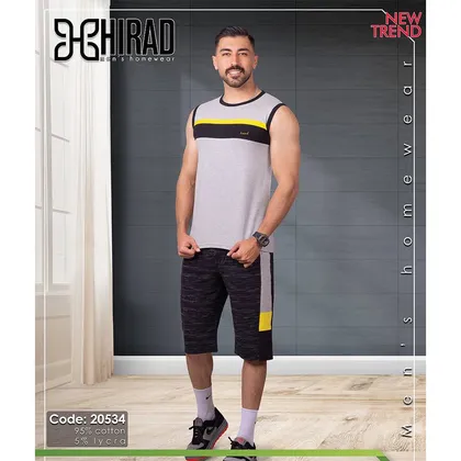 تاپ شلوارک مردانه هیراد 20534 2XL