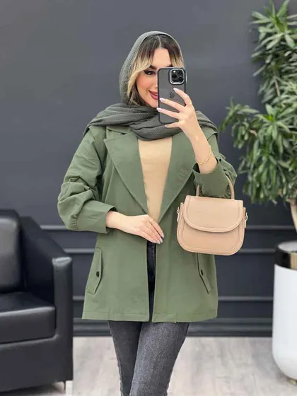 مانتو لینن سر شانه ژیله