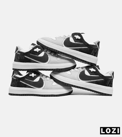 کفش مردانه و زنانه سفید طوسی یشمی NIKE AIR JORDAN مدل 5528