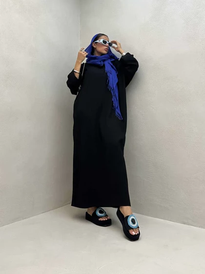 پیراهن بلند 2 دکمه