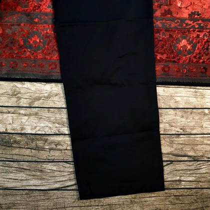 شلوار کتان راسته مردانه مشکی از ARKET کد 343