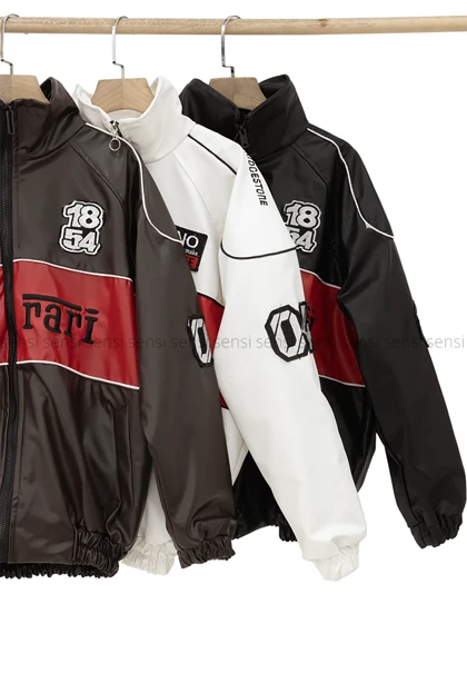 بامبر جکت چرم ferrari کد1004341