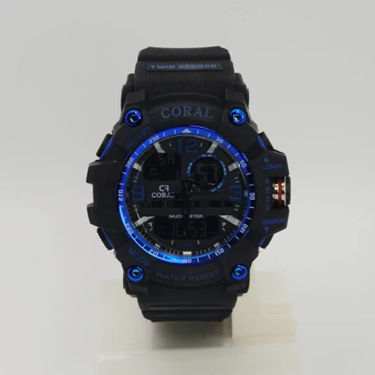 ساعت مچی مردانه کورال Coral CR1042-2 دوزمانه طرح ساعت مچی جی‌شاک