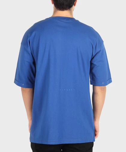 تیشرت باکسی مردانه ساده و تک جیب 1721