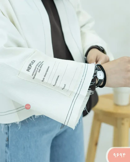 کت جین آستین مارک 9694