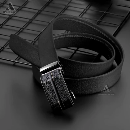 کمربند چرمی ریلی Leather Ratchet Belt BL96
