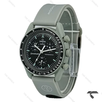 امگا سواچ ماموریت به عطارد بند رابر طوسی Swatch-10193-U
