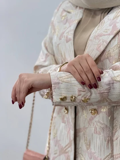 مانتو ژاکارد مجلسی آیسو شایلین