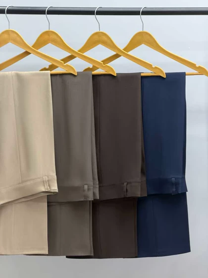 شلوار بگ گاواردین مهوان کد 75684