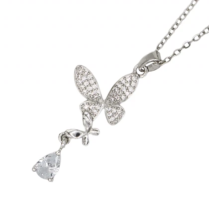 گردنبند دخترانه مدل پروانه