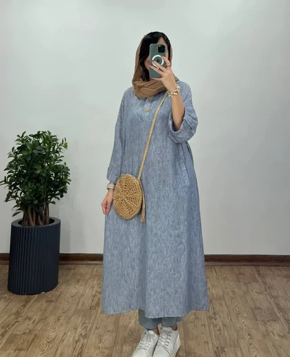 مانتو کفتان لینن کنفی زارا(ایراد دار)
