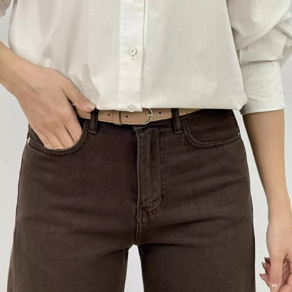 شلوار جین نیم بگ 1008264