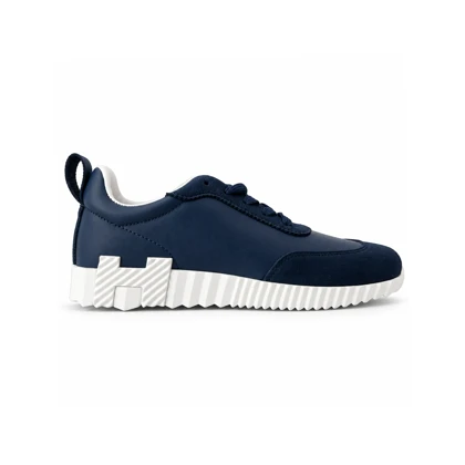 کتانی هرمس سرمه ای کد 2354 / HERMES SNEAKERS