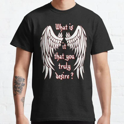 تیشرت کلاسیک لوسیفر | تیشرت CLASSIC Lucifer طرح What is it that you truly desire کد 111390