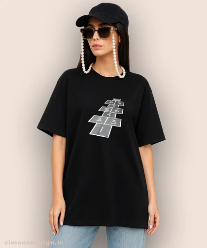 تیشرت لش مردانه و زنانه نوستالژی طرح بازی لی لی